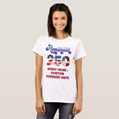 アメリカ独立250周年記念パレードフェスティバル Tシャツ (正面フル)