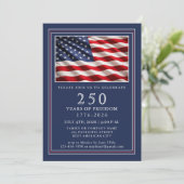 アメリカ独立250周年記念パーティー 招待状 (スタンド正面)
