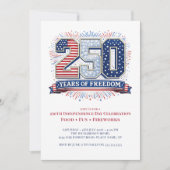 アメリカ独立250周年記念パーティー 招待状 (正面)