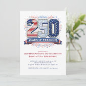 アメリカ独立250周年記念パーティー 招待状 (スタンド正面)
