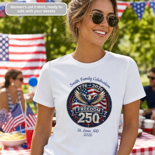 アメリカ独立250周年記念ファミリーセレブレーション Tシャツ