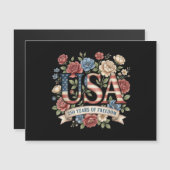 アメリカ独立250周年記念フラワー USA 250周年 (正面/裏面)