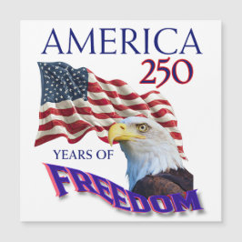 アメリカ独立250周年記念フリーダムフラグとハクトウワシ