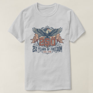 アメリカ独立250周年記念ヘリテージイーグル Tシャツ