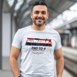 アメリカ独立250周年記念ヘリテージ機関車 EMD SD-9 Tシャツ