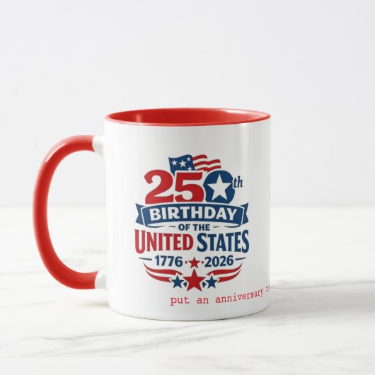 アメリカ独立250周年記念マグカップ マグカップ (左)