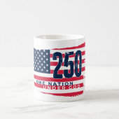 アメリカ独立250周年記念レトロフラグ コーヒーマグカップ (中央)