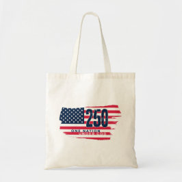 アメリカ独立250周年記念レトロフラグ トートバッグ