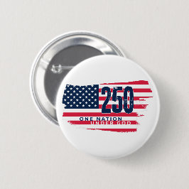 アメリカ独立250周年記念レトロフラグ 缶バッジ