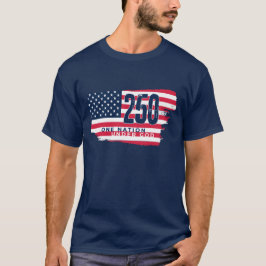 アメリカ独立250周年記念レトロフラグ Tシャツ