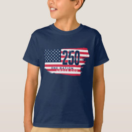アメリカ独立250周年記念レトロフラグ Tシャツ