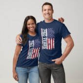 アメリカ独立250周年記念レトロフラグ Tシャツ (ユニセックス)