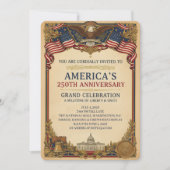 アメリカ独立250周年記念ヴィンテージ 招待状 (正面)