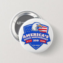 アメリカ独立250周年記念愛国ワシバッジ