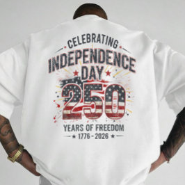 アメリカ独立250周年記念日 自由 Tシャツ