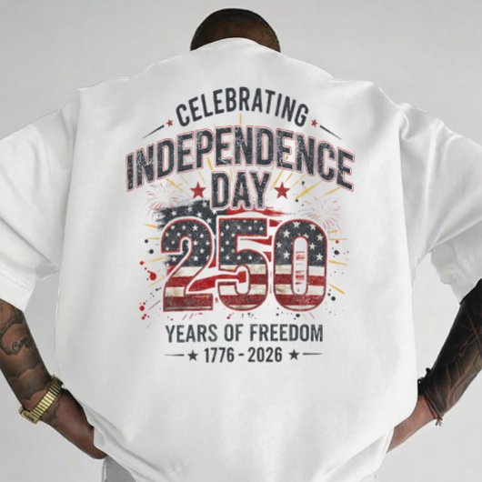 アメリカ独立250周年記念日 自由 Tシャツ