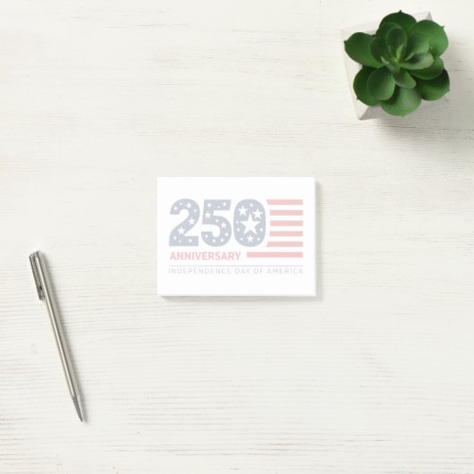 アメリカ独立250周年記念日 1776 2026 ポストイット (オフィス)