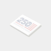 アメリカ独立250周年記念日 1776 2026 ポストイット (アングル)