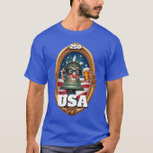 アメリカ独立250周年記念日 2026年7月4日 Tシャツ (正面)