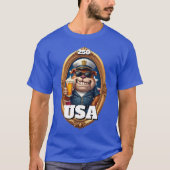 アメリカ独立250周年記念日 2026年7月4日 Tシャツ (正面)