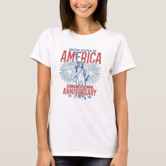 アメリカ独立250周年記念自由の女神 Tシャツ