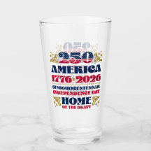 アメリカ独立250周年記念2026年 ガラスクープ