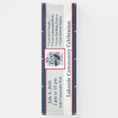 アメリカ独立250周年記念4th of July 横断幕 (縦)