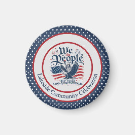 アメリカ独立250周年記念4th of July We the People オリジナルグッズ マグネット