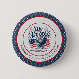 アメリカ独立250周年記念4th of July We the People オリジナルグッズ 缶バッジ