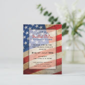 アメリカ独立250周年記念7月4日パーティー招待状 シーズンカード (スタンド正面)
