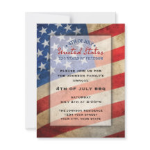 アメリカ独立250周年記念7月4日パーティー招待状