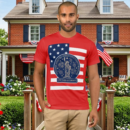 アメリカ独立250周年記念 アメリカ合衆国建国250周年 赤 Tシャツ