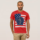 アメリカ独立250周年記念 アメリカ合衆国建国250周年 赤 Tシャツ (正面フル)