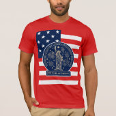 アメリカ独立250周年記念 アメリカ合衆国建国250周年 赤 Tシャツ (正面)