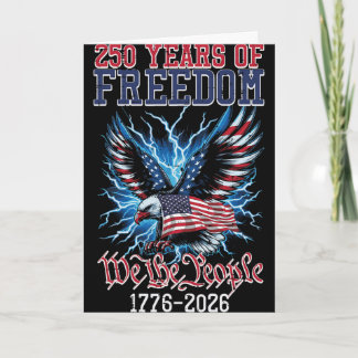 アメリカ独立250周年記念 アメリカ国旗 カード