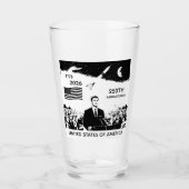 アメリカ独立250周年記念 アメリカ国旗 / 愛国 タンブラーグラス (正面)