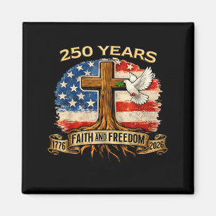 アメリカ独立250周年記念 アメリカ国旗 4 マグネット