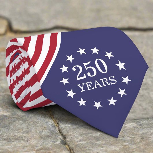 アメリカ独立250周年記念 アメリカ愛国 ネクタイ