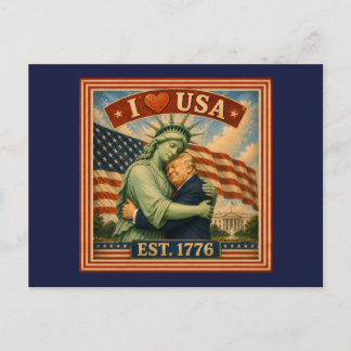 アメリカ独立250周年記念 アメリカ愛 USA ポストカード