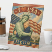 アメリカ独立250周年記念 アメリカ愛 USA 台座サイン (インサイチュ)