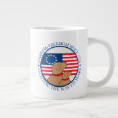 アメリカ独立250周年記念 アメリカ独立記念日 1776  ジャンボコーヒーマグカップ (右)