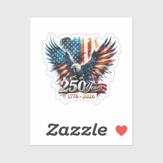 アメリカ独立250周年記念 アメリカ独立記念日D シール (シート)