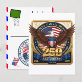 アメリカ独立250周年記念：アメリカ 1776–2026 シーズンポストカード
