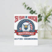 アメリカ独立250周年記念：アメリカ 1776–2026 シーズンポストカード (スタンド正面)