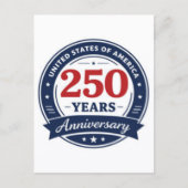 アメリカ独立250周年記念：アメリカ 1776–2026 シーズンポストカード (正面)