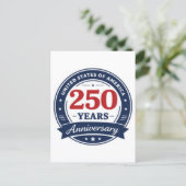 アメリカ独立250周年記念：アメリカ 1776–2026 シーズンポストカード (スタンド正面)