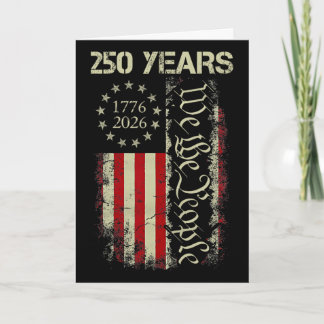 アメリカ独立250周年記念 アメリカ 1776-2026 250周年 4t カード