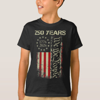 アメリカ独立250周年記念 アメリカ 1776-2026 250周年 4t tシャツ