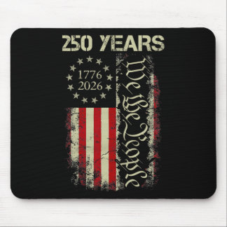 アメリカ独立250周年記念 アメリカ 1776-2026 250周年 7月4日 マウスパッド