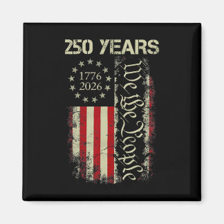 アメリカ独立250周年記念 アメリカ 1776-2026 250th 4t マグネット